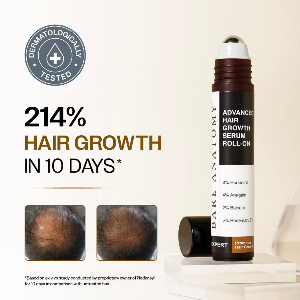 Long & Smooth Duo (Hair Growth Serum Roll On - 25 ml | Ultra Smoothing Mask - 250 gm)