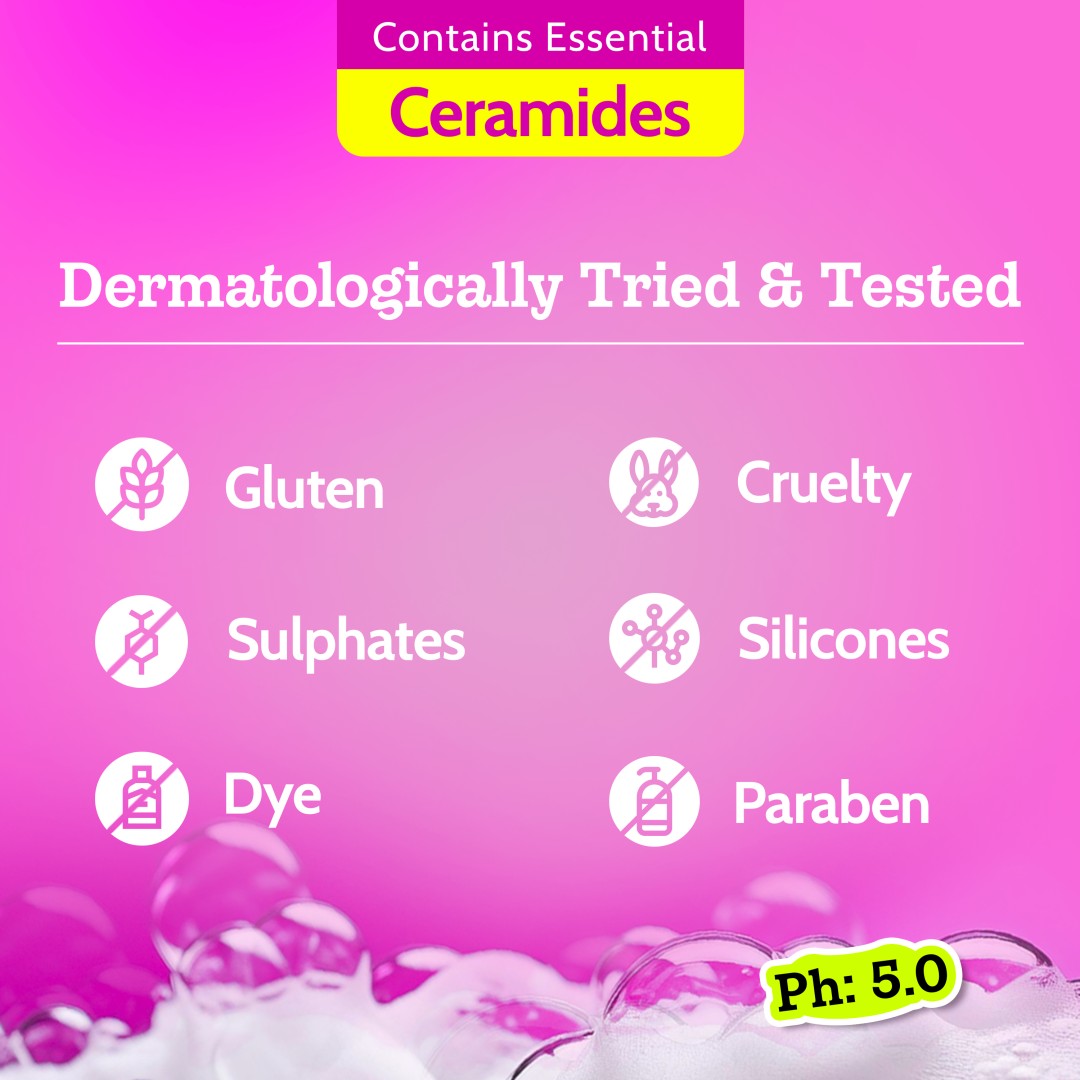1% Salicylic Acid Body Wash for Acne Control (236 ml) with Loofah