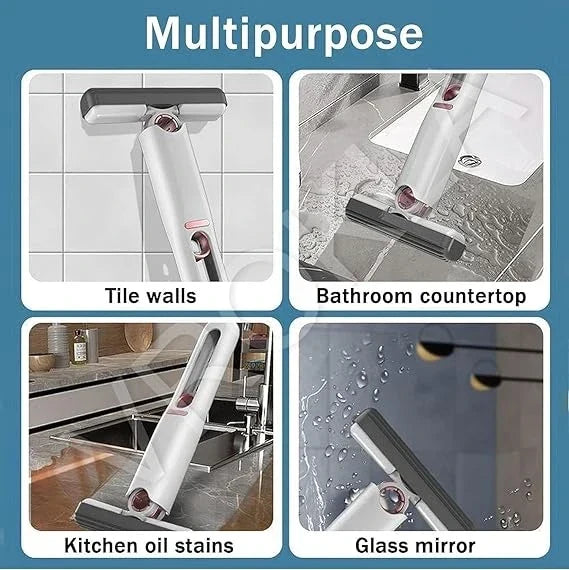 QuickMop™ – 2-in-1 Mop | Self-Squeezing Roller | Lightweight & Space-Saving