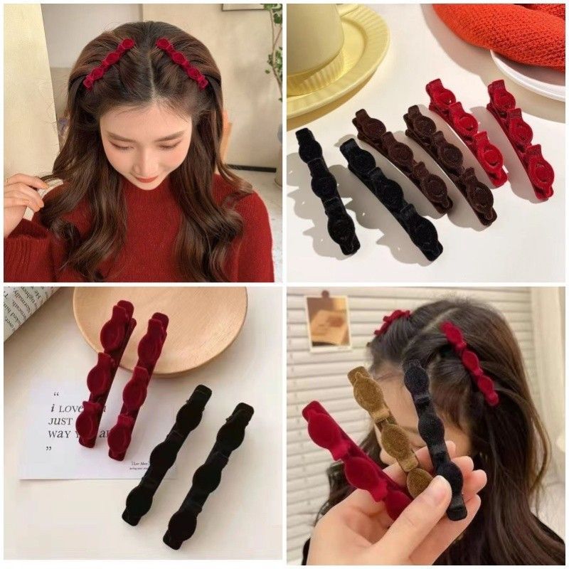 🌸Flocking Braided Hair Clip