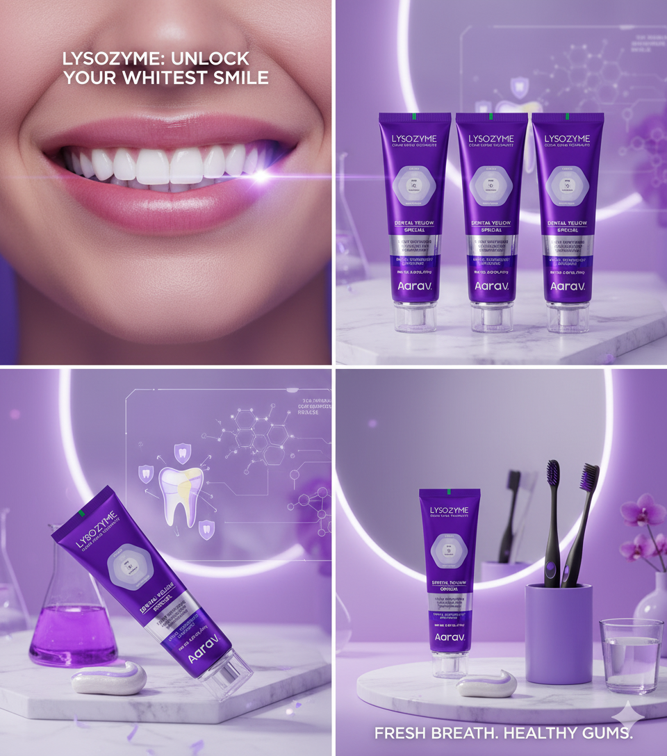 Lysozyme Purple Whitening Toothpaste