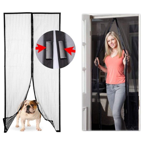 Curtain Mosquito Net Magic Mesh Magnetic Screen Door Mesh Magnetic
