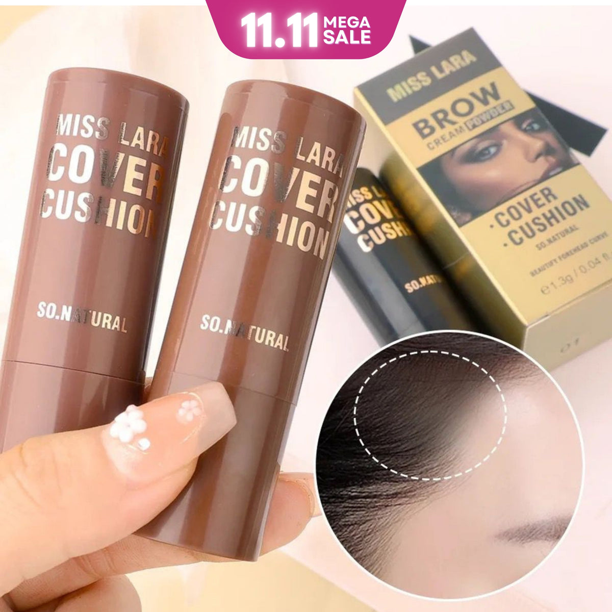 Hairline & Eyebrow Shaping Sponge