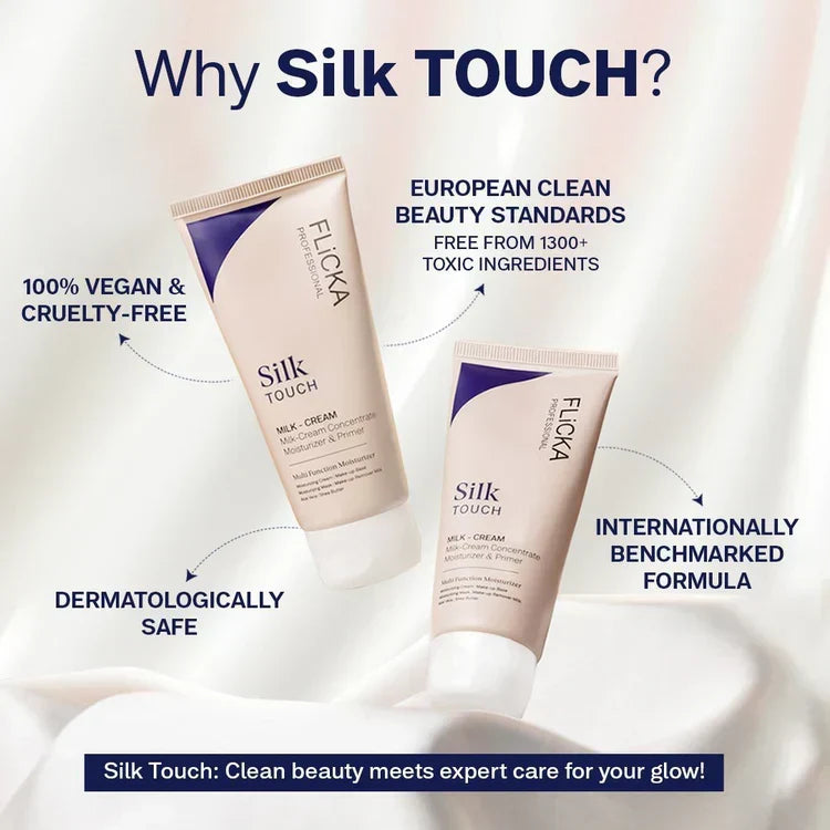 Flicka Silk Touch Concentrate - Primer and Moisturizer