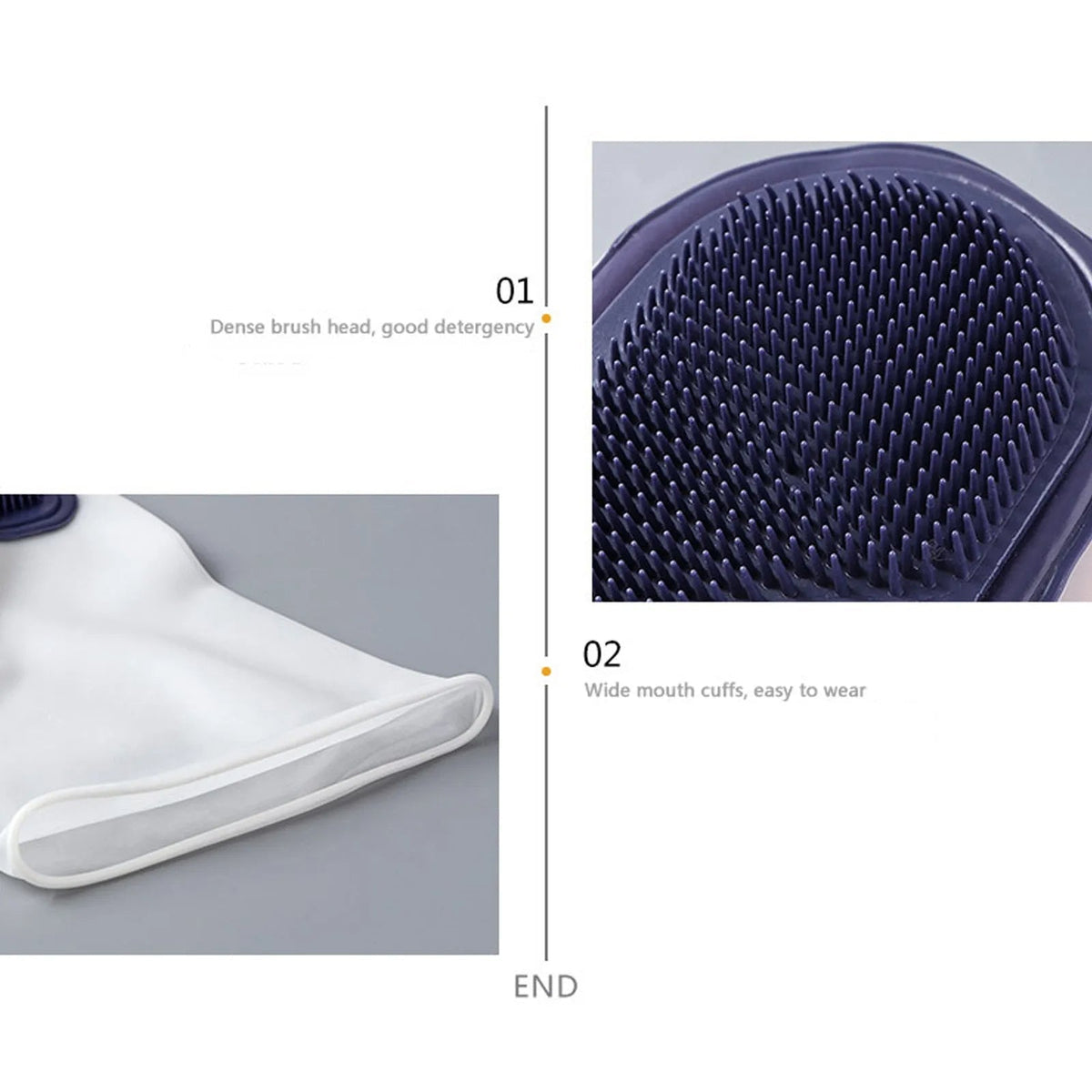 SILICONE DISHWASHING GLOVES